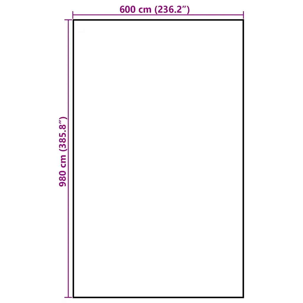 vidaXL Telo Pagliaio 9,8x6 m 140 g/m² Polipropilene