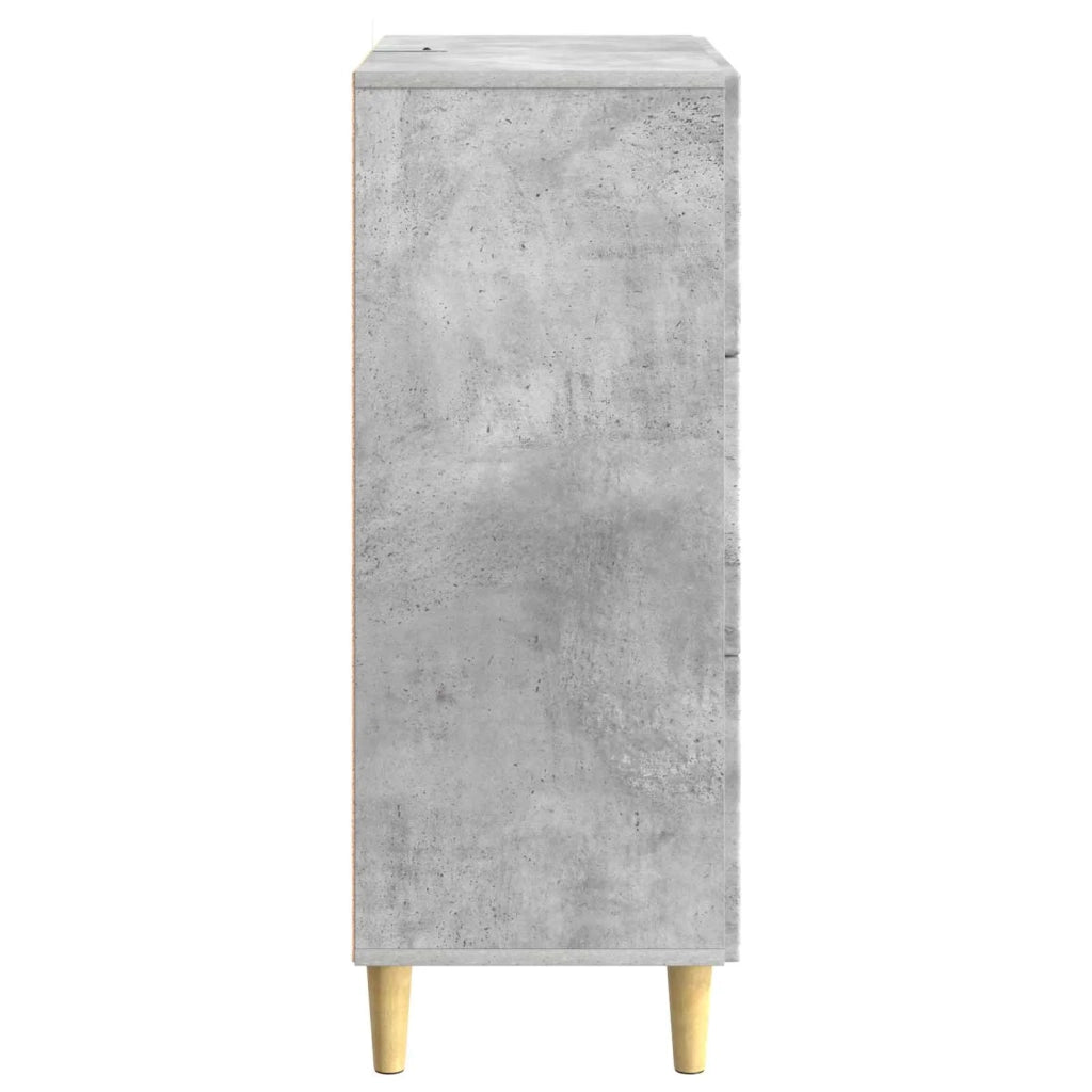 Mobile con Cassetti Grigio Cemento 33 x 34,5 x 90 cm 895078