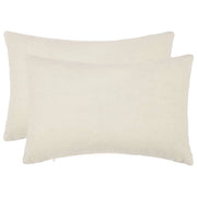 Federa 2 pcs HEERLEN Crema 50 x 75 cm Bouclé 911663