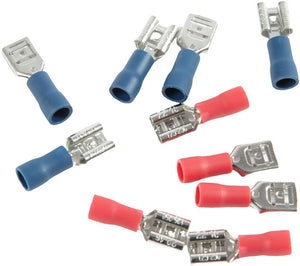 Termnali capicorda femmina 10 pezzi + 10 coprterminali