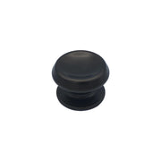Pomolo fisso per porta SAGUATTI 166/80IB in alluminio marrone opaco