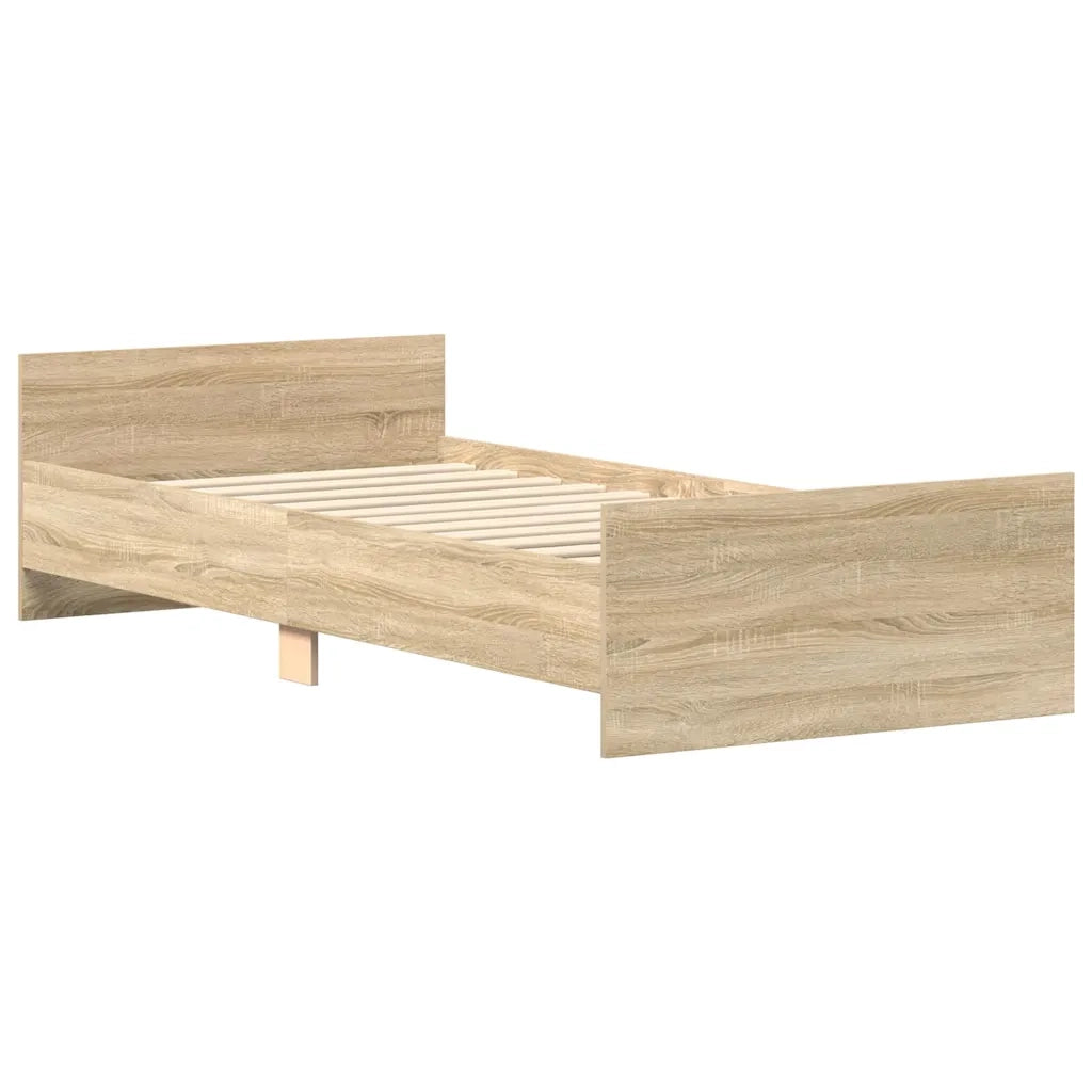 Giroletto senza Materasso Rovere Sonoma 75x190 cm in Truciolato 835948