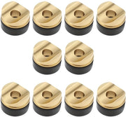 Kit di spray a forma di punta 10 pezzi - Messing/Seal - Gomma/Metallo - 11x8,2 mm - Prevenzione perdite - Compatibilità universale - Spray a forma di punta per verniciatura