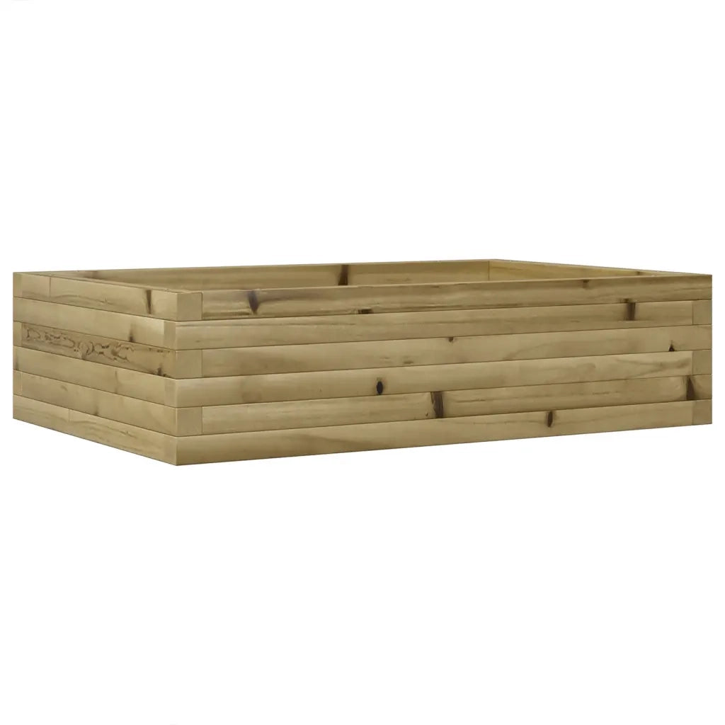 Fioriera da Giardino 90x60x23 cm in Legno di Pino Impregnato