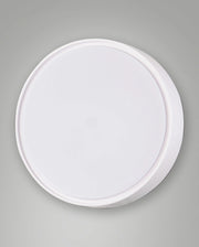 Hatton Plafoniera LED 27W 3000K Bianco in Policarbonato IP65 - Diametro 300mm - 3830 lm - Made In Italy - Codice Articolo 3224-65-102