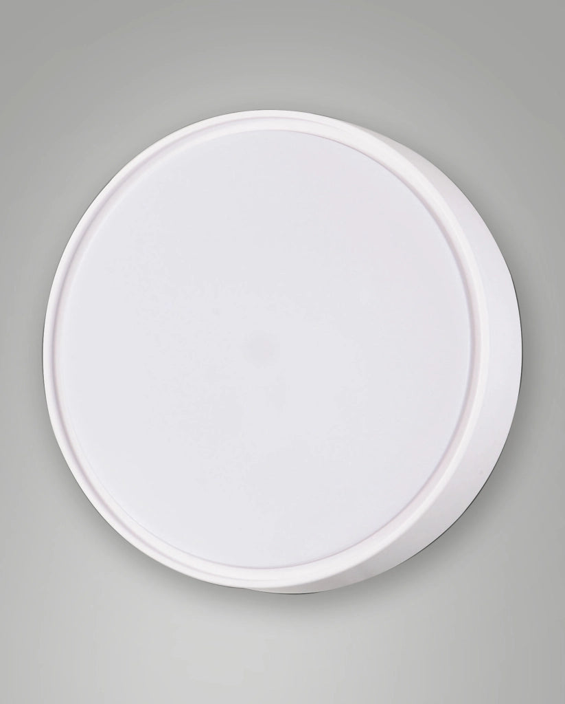 Hatton Plafoniera LED 27W 3000K Bianco in Policarbonato IP65 - Diametro 300mm - 3830 lm - Made In Italy - Codice Articolo 3224-65-102