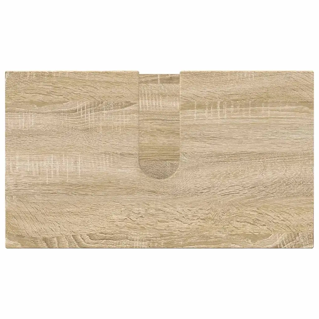 vidaXL Set di mobili per il bagno 4 pcs rovere sonoma 61 x 35 x 64 cm