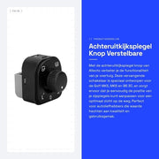 Specchio retrovisore regolabile interruttore - Alta qualità - Nero - Per Golf MK5 MK6 B6 3C