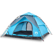 Tenda a Cupola da campeggio | Tenda da campo 5 Persone Blu a Rilascio Rapido