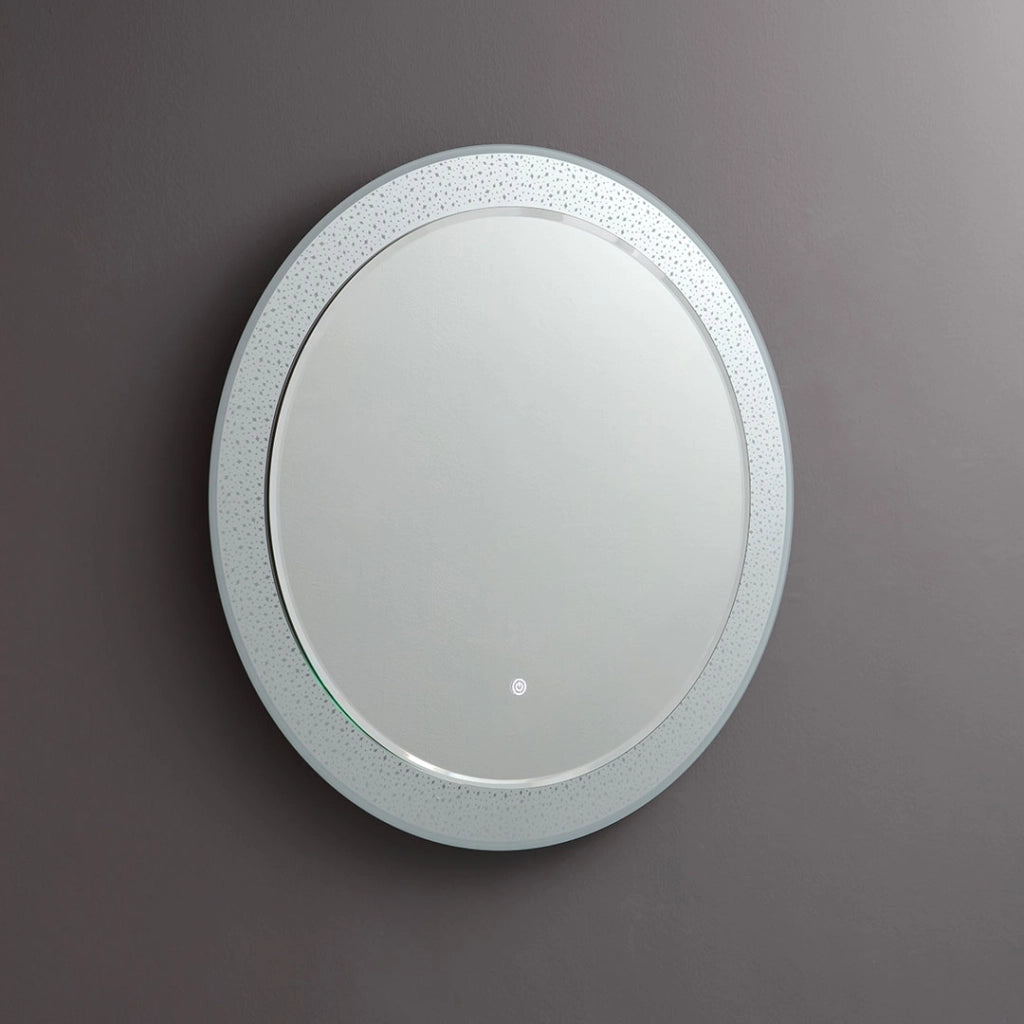 Specchio rotondo 80 cm con illuminazione led