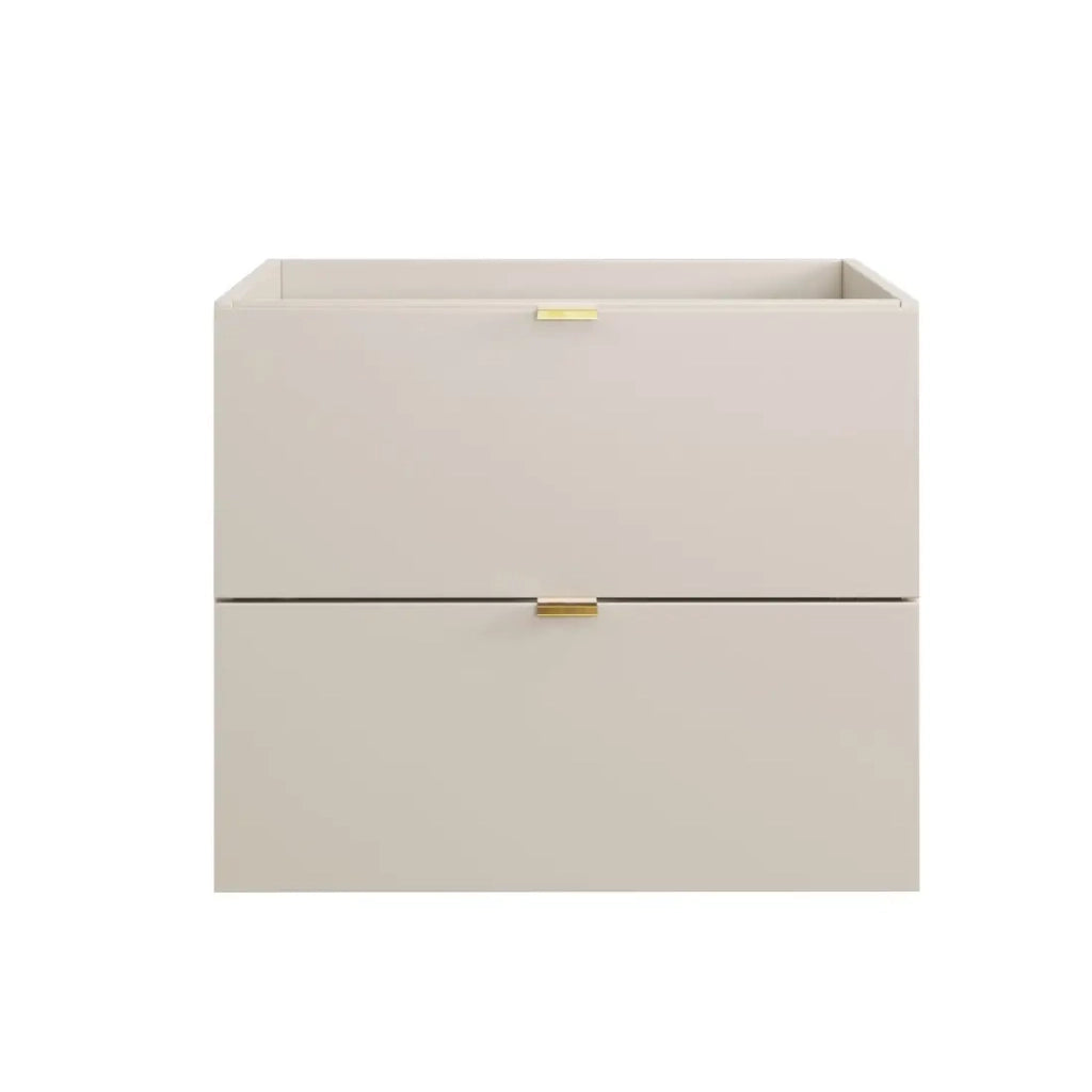 Mobile sottolavabo BELLA 60 cm – Colore marrone congo – Design sospeso finitura opaca