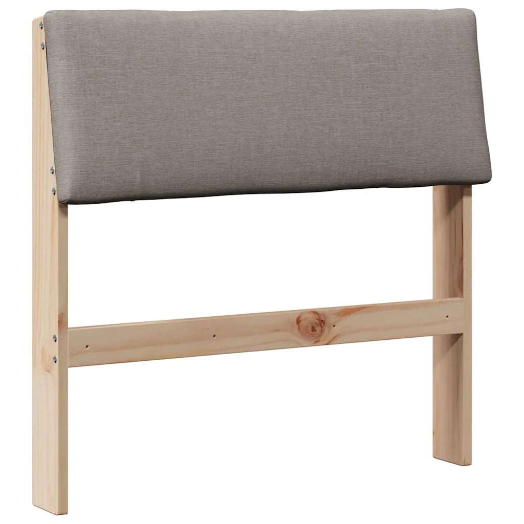 Testiera imbottita-Testiera con Cuscini-Testata Talpa 80 cm Pino massello 478883