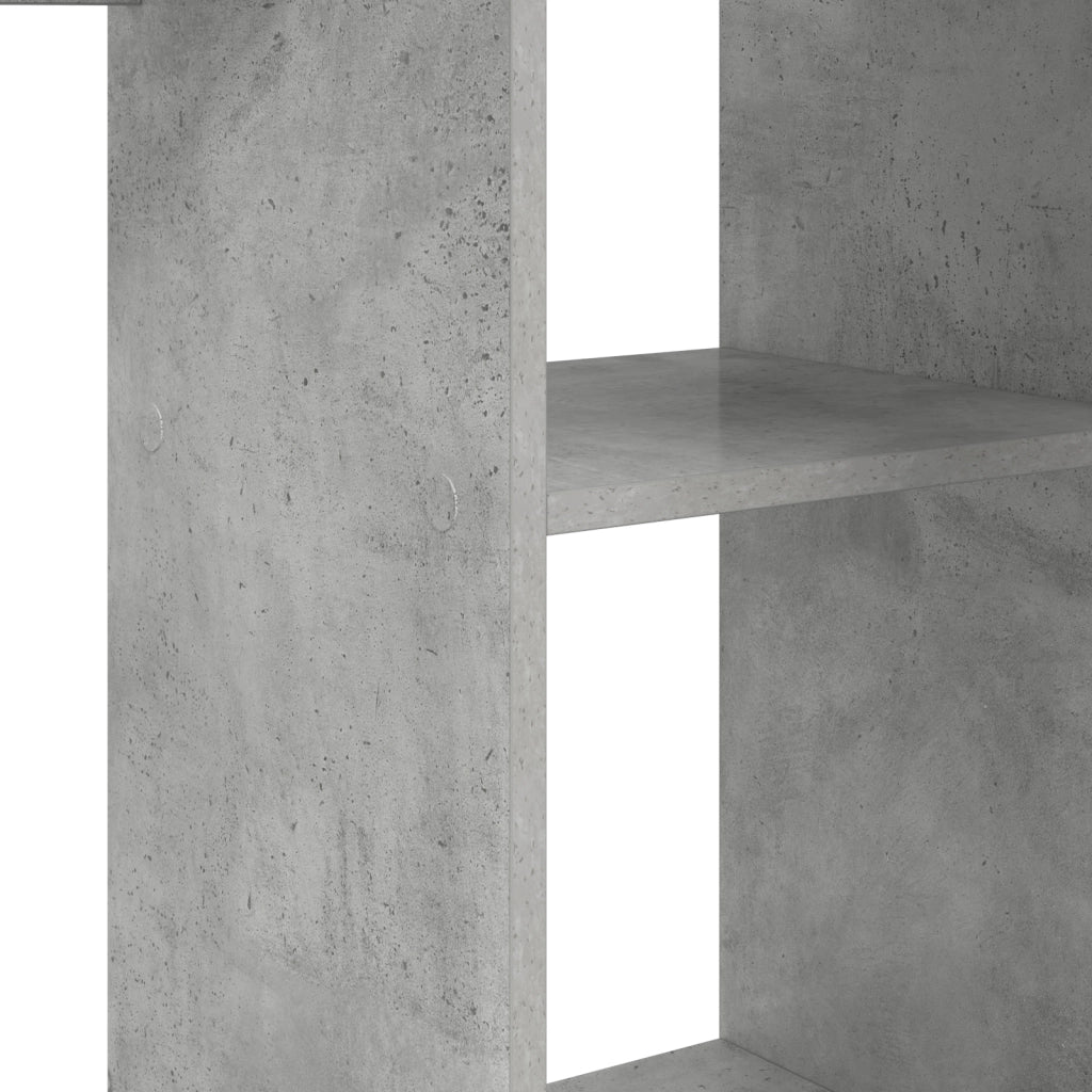 Scrivania Grigia Cemento Grigio cemento Truciolare