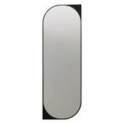 Burgio, Specchio Forma Rettangolare, 52x152h cm Nero