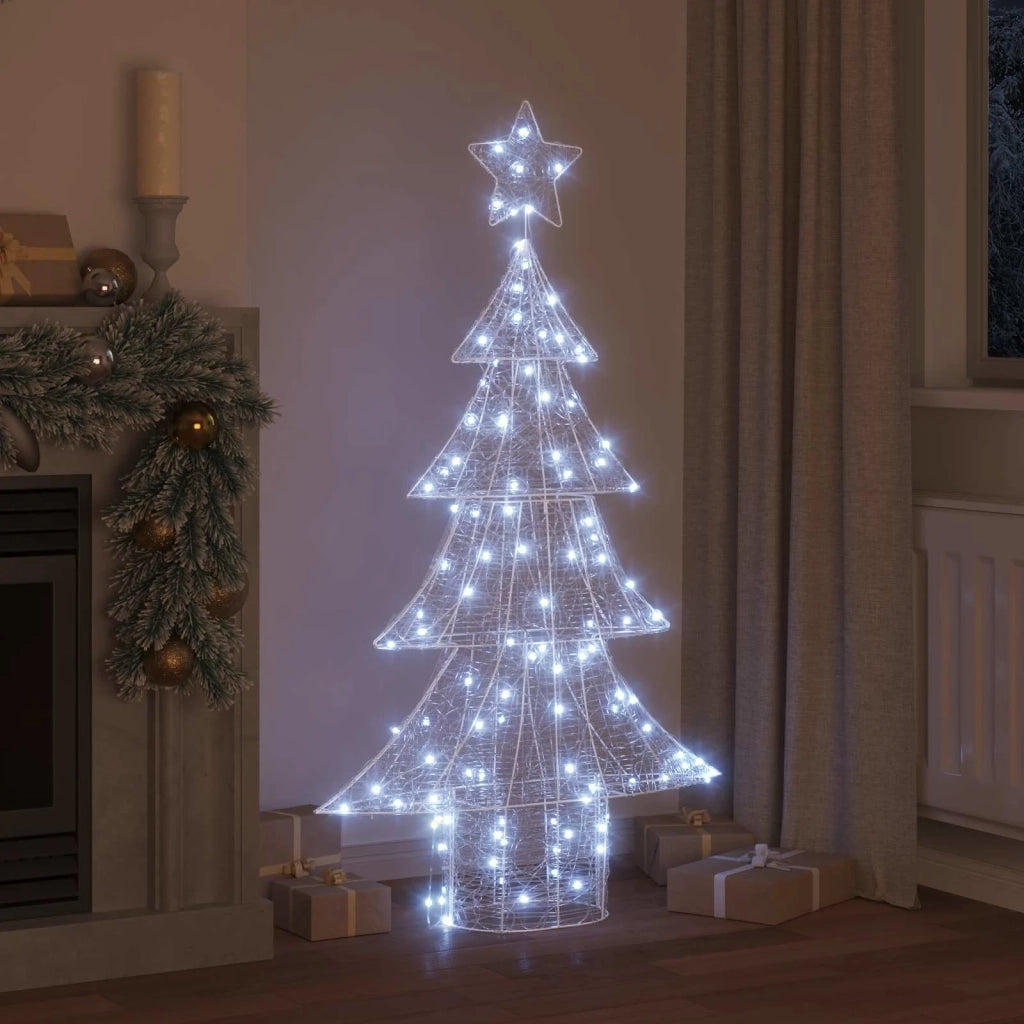 Albero di Natale con 160 LED Bianco freddo 150 cm Acrilico 42018978