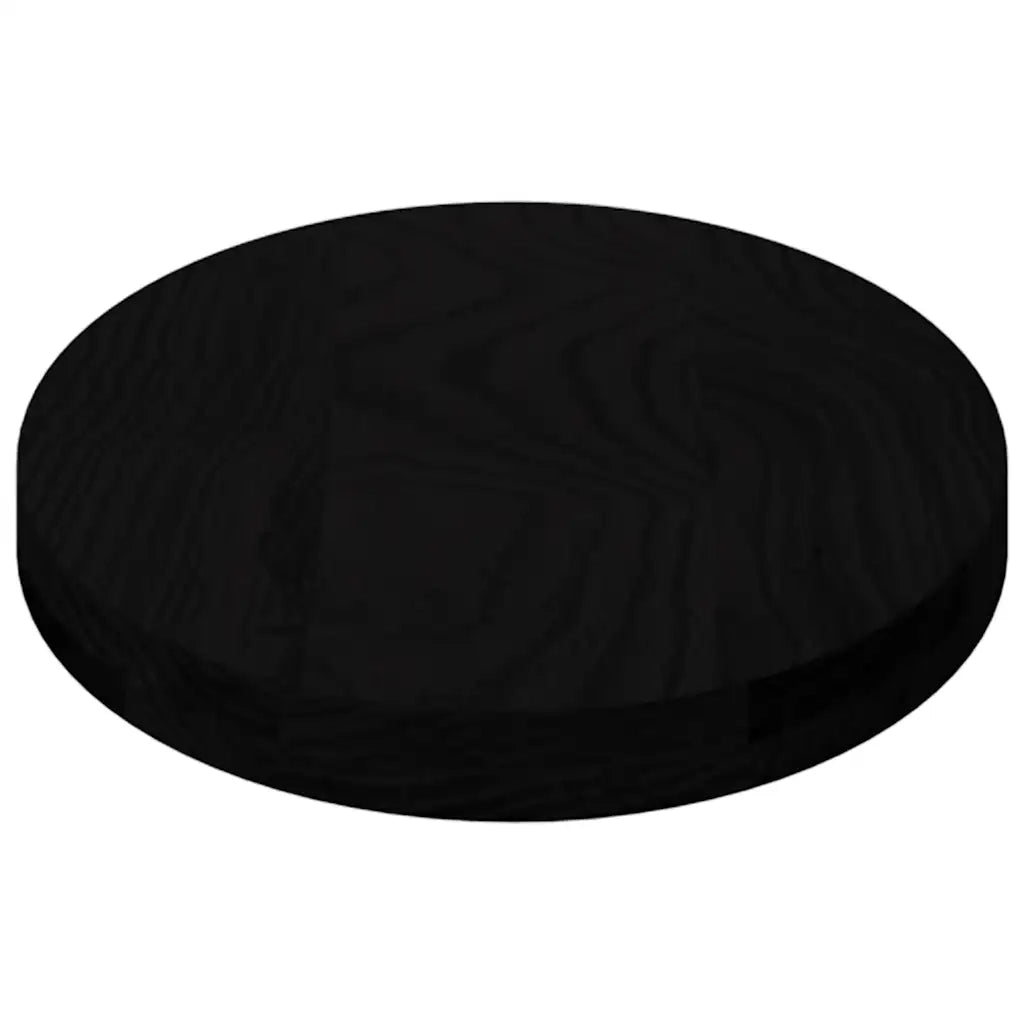 Piano Tavolo Marrone Scuro 80x40x4 cm in Rovere Massello Ovale
