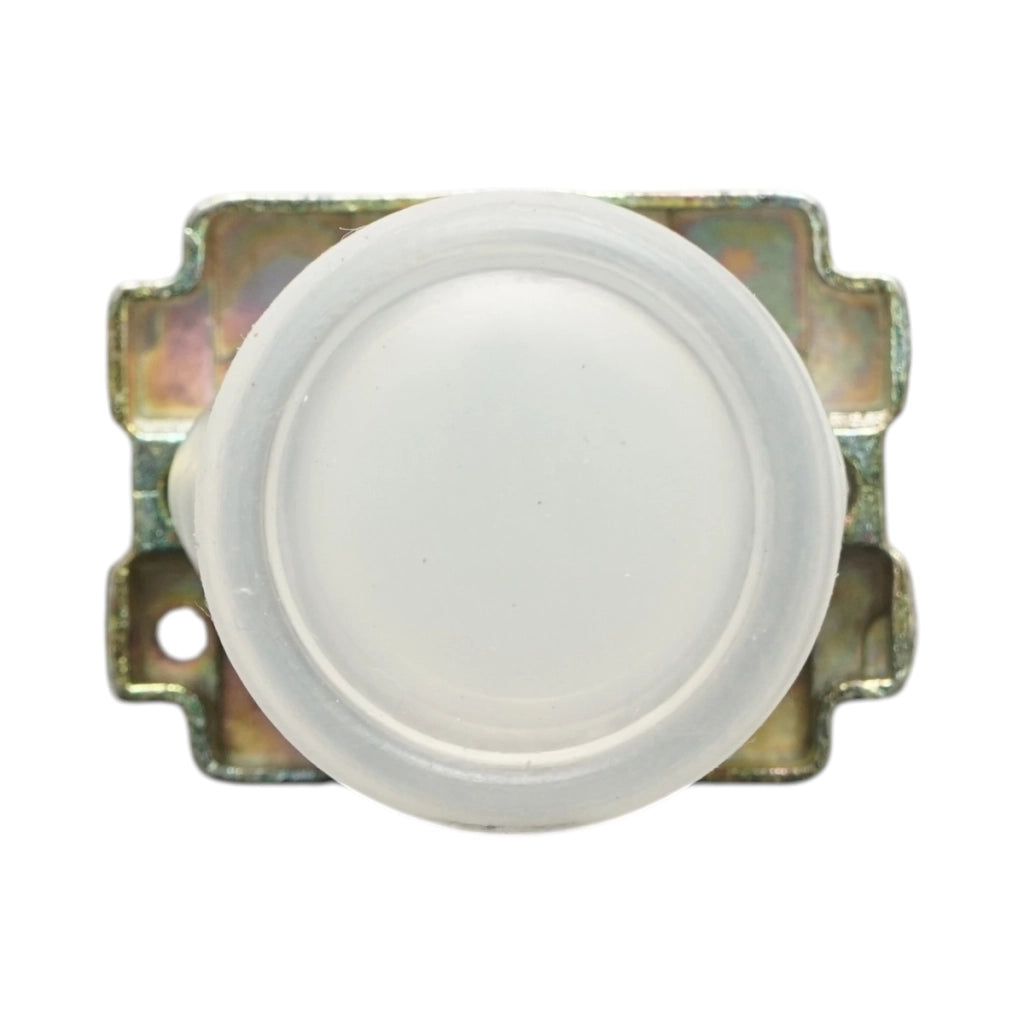 Pulsante indicatore LED bianco con protezione 1NC, 400V/10A, LAY5 Breckner Germany