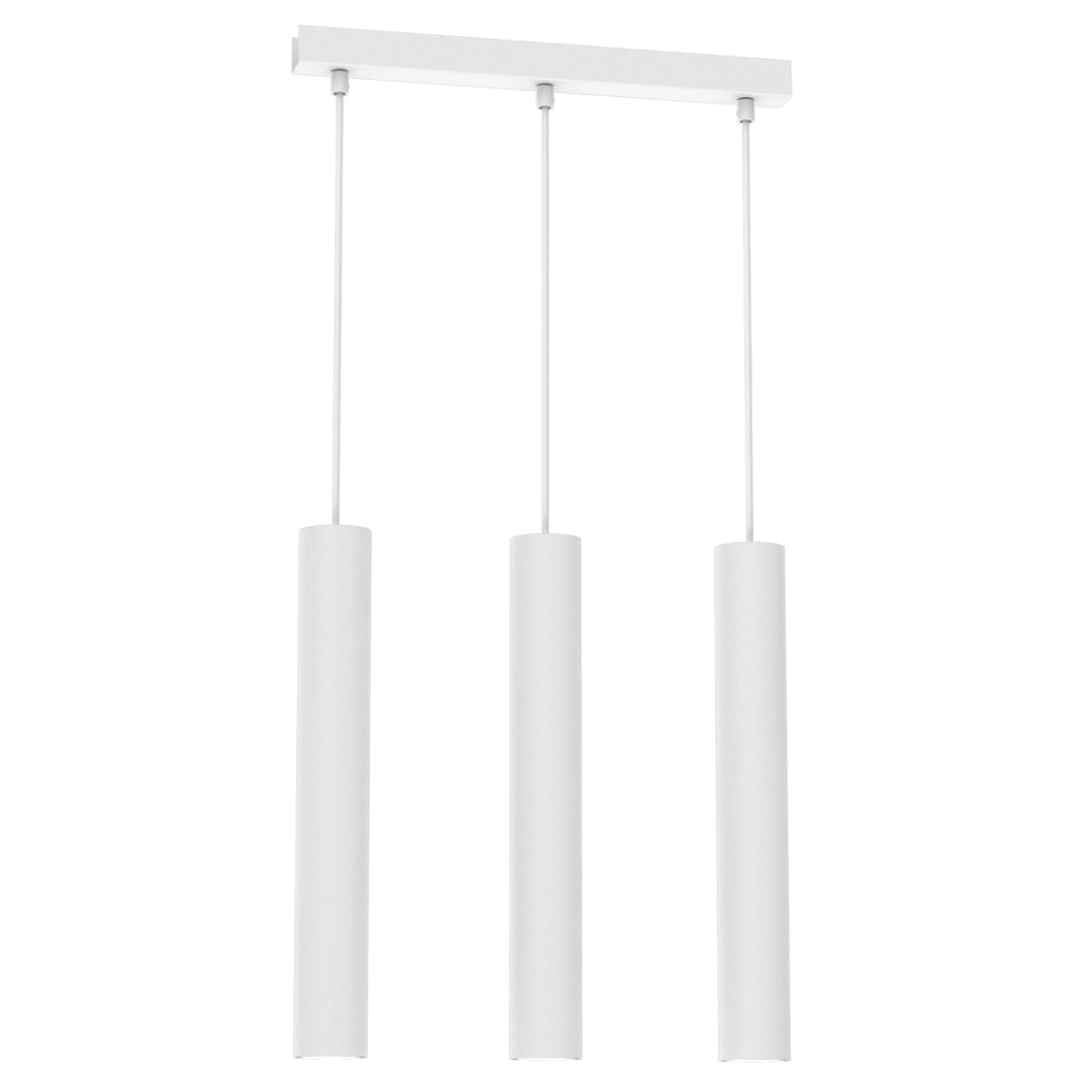 Lampada a sospensione Hudson bianca 3xGU10 Milagro