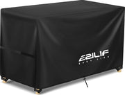 Hoes per mobili da giardino, tessuto 420D Oxford, impermeabile, resistente alla polvere, copertura in tela, mobili da giardino, resistente al vento, anti UV, copertura rettangolare per mobili da giardino, codice articolo 125