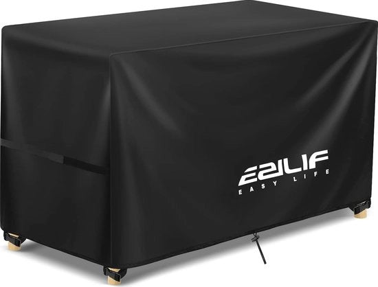 Hoes per mobili da giardino, tessuto 420D Oxford, impermeabile, resistente alla polvere, copertura in tela, mobili da giardino, resistente al vento, anti UV, copertura rettangolare per mobili da giardino, codice articolo 125