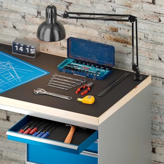 Matrice antiscivolo universale per auto, 120 x 100 cm, op misura tagliabile e impermeabile, nero