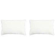 Cuscino 2 pcs Bianco 60 x 70 cm Fibra di bambù 42042036