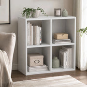 Biblioteca Liha, Libreria 2 Ripiani, 61x30x61h cm Bianco