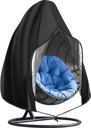 Cuscino per Sedia a Soggiorno - 230x200cm - Impermeabile - Modello Universale - Copertura per Sedia a Soggiorno - per Giardiniere - Con Cerniera da Superiore a Inferiore e Corda di Trazione