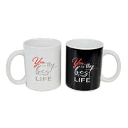 Trade Shop - Tazza Mug In Ceramica Scritta You Are The Best Of My Life Latte Colazione 211168 -