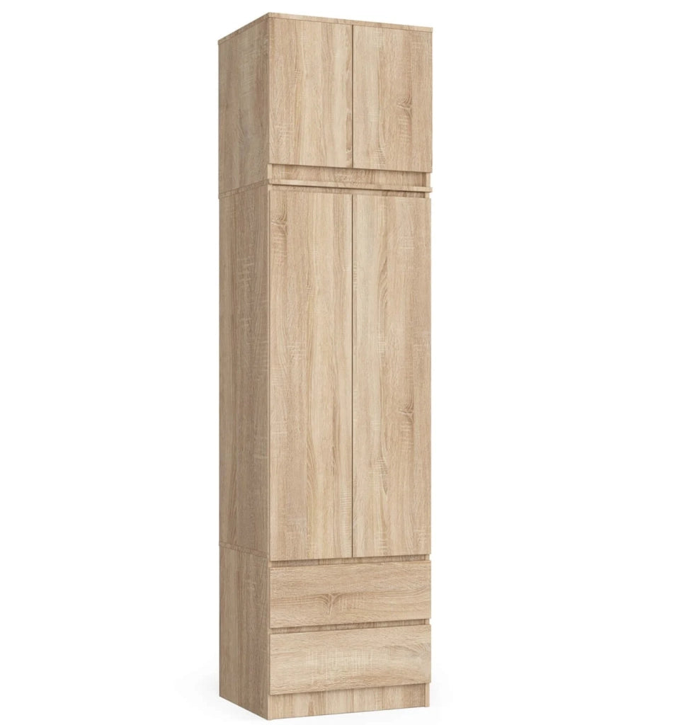 Sopralzo per armadio AKORD S60 Sonoma Quercia 60 cm 2 ante 60x51x55 cm