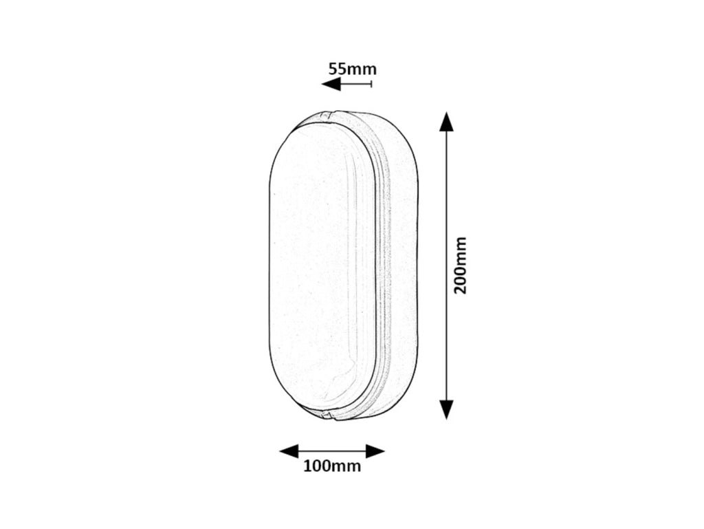 Plafoniera esterna LED 15W 4000K bianca IP54 Rabalux Hort