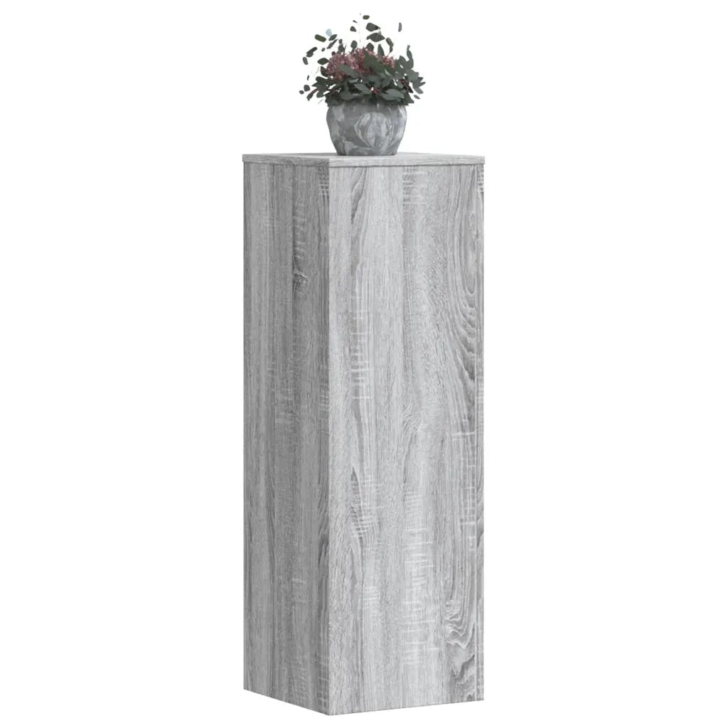 Supporti per piante | Sostegno per piante 2 pz Grigio Sonoma 33x33x100 cm Multistrato