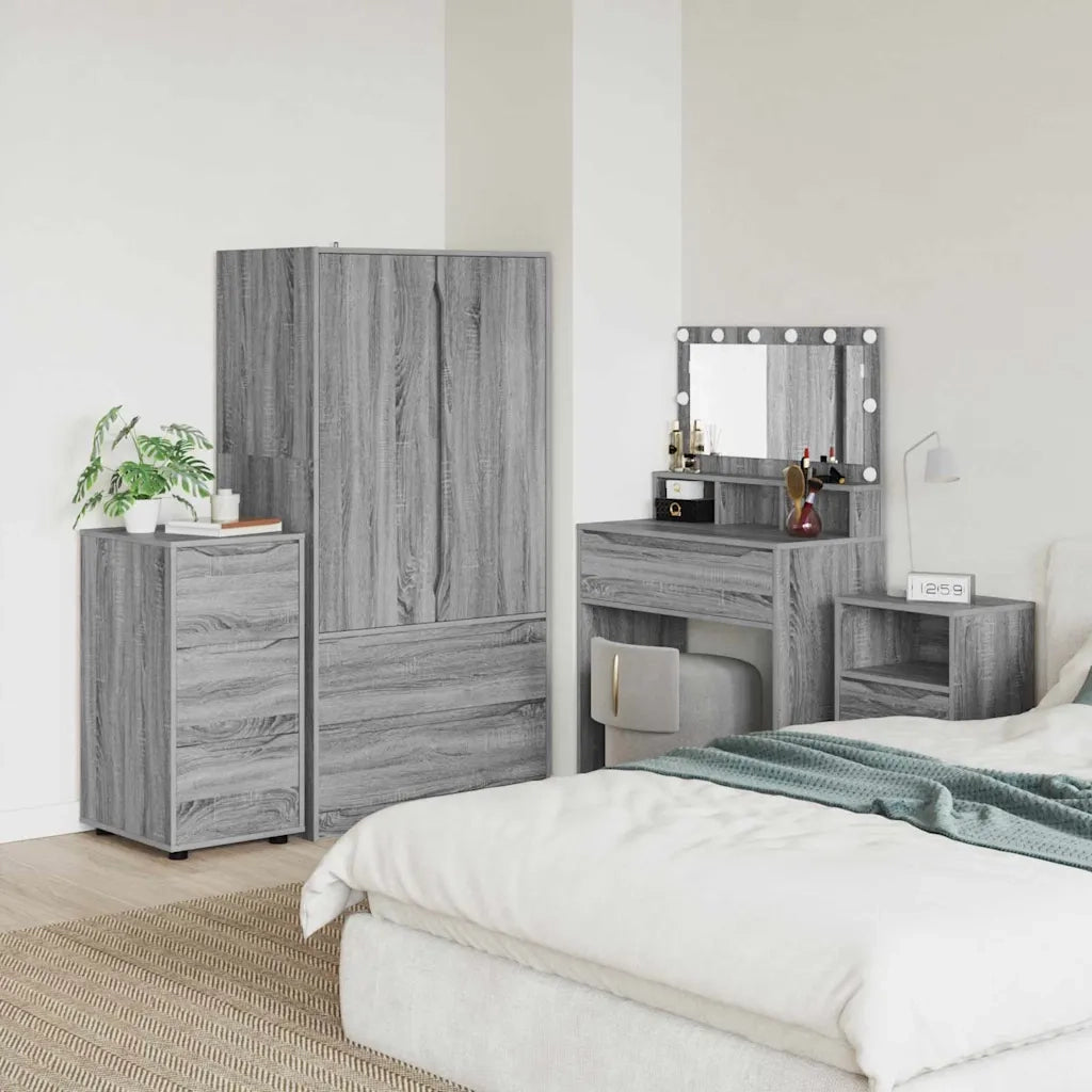 Armadio Grigio Sonoma 40 x 48 x 81 cm Legno multistrato