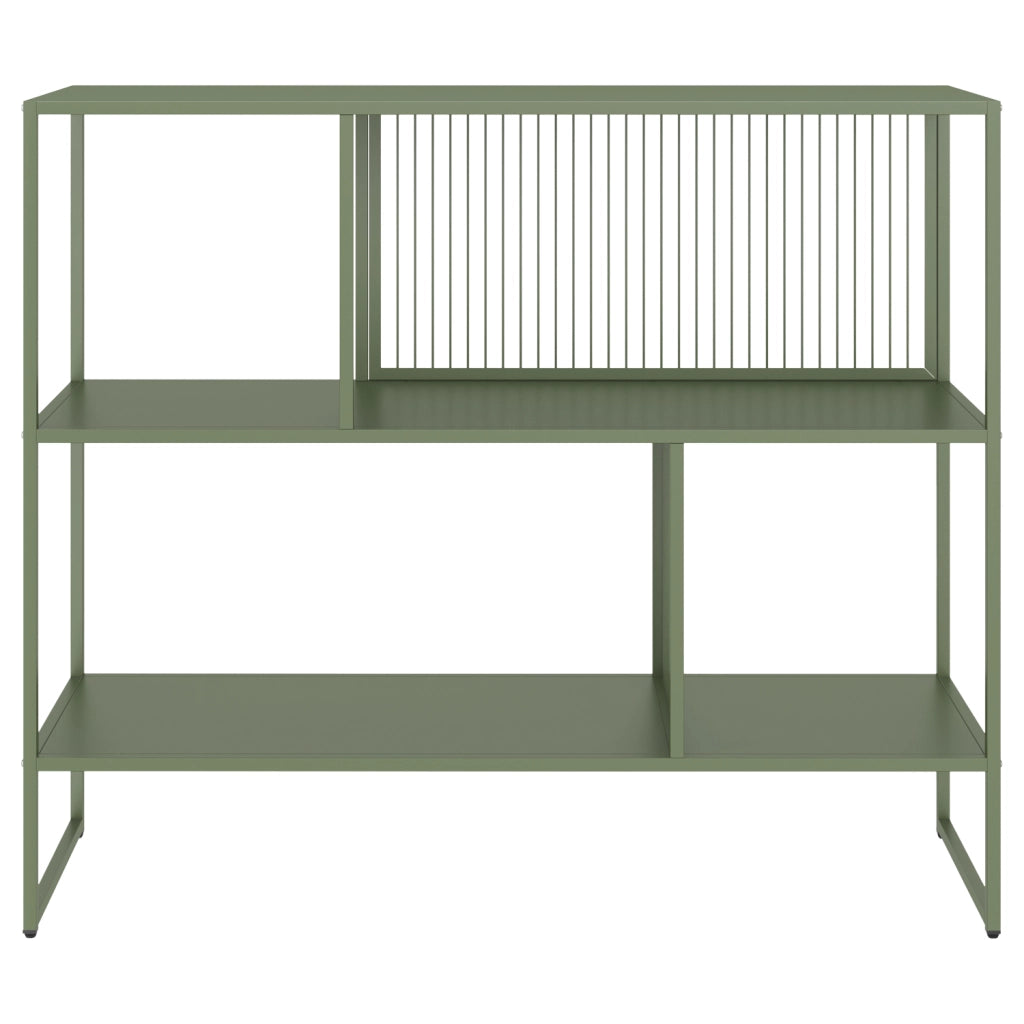 Scaffale in metallo verde kaki EMILIA