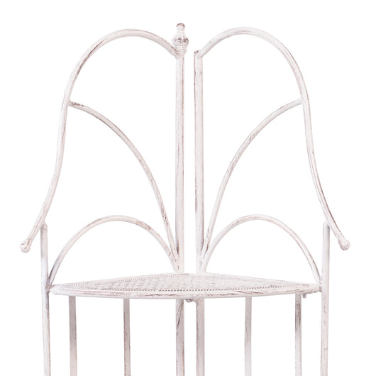 Ophelia - scaffalle in metallo anticato a 3 ripiani - 30x30x120 cm