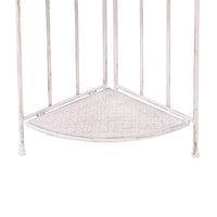 Ophelia - scaffalle in metallo anticato a 3 ripiani - 30x30x120 cm