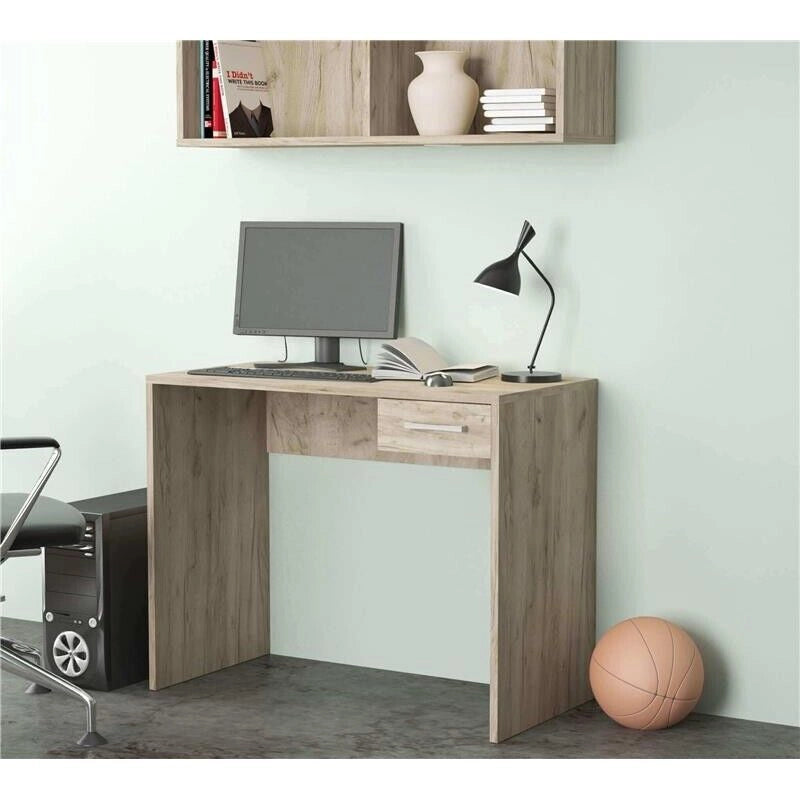 SCRIVANIA PORTA PC TOM IN COLORE OLMO 90 X 45 X H74 CM