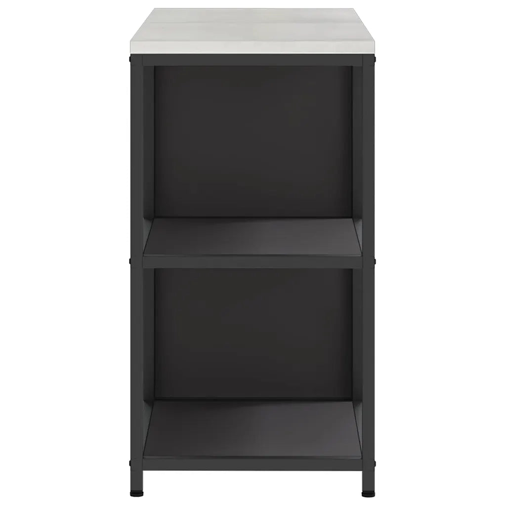 Set di Stoccaggio per Cucina con lo scaffale 2 pcs Nero 3392680