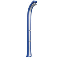 Doccia Tradizionale In Polietilene Spring Plus Con Miscelatore E Lavapiedi Colore Blu/Inox Cv-B125/5002-I