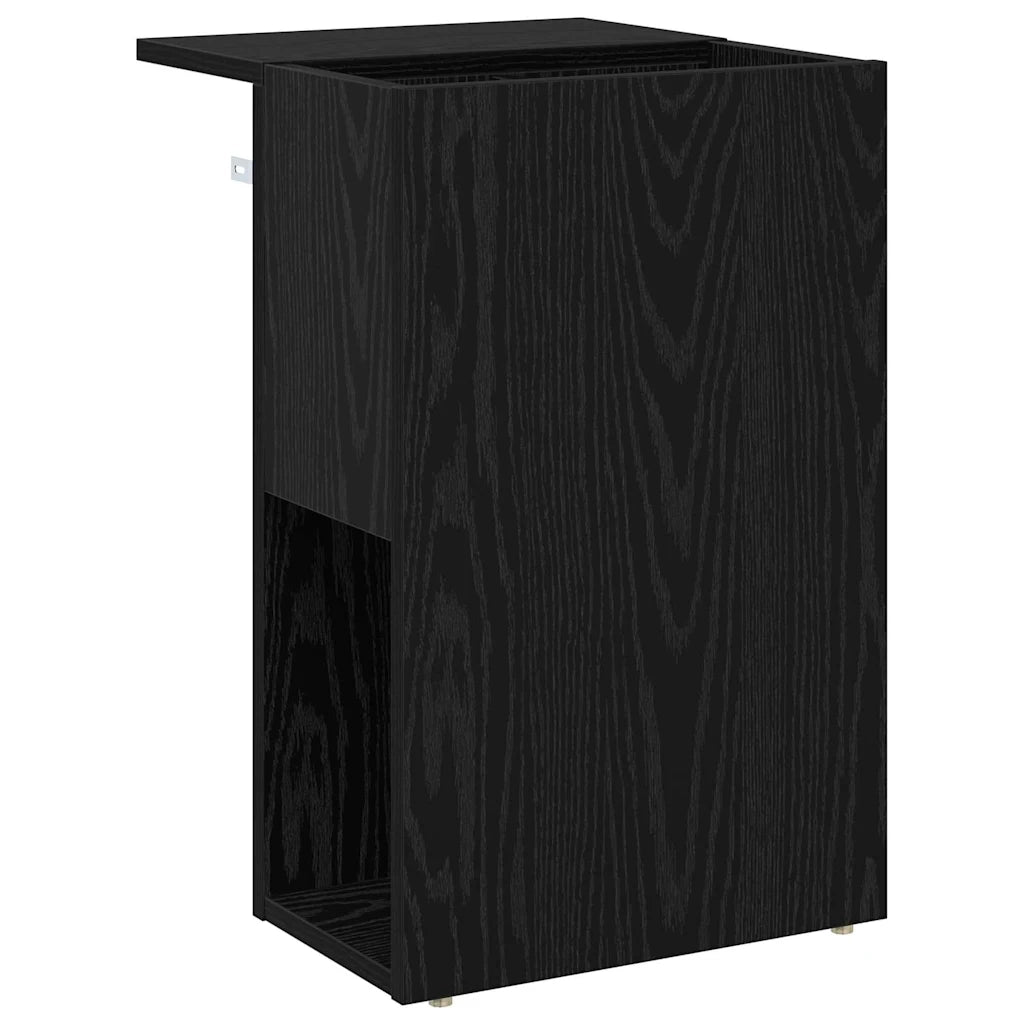 Tavolino Rovere Nero 35 x 40 x 55 cm Legno multistrato 891097