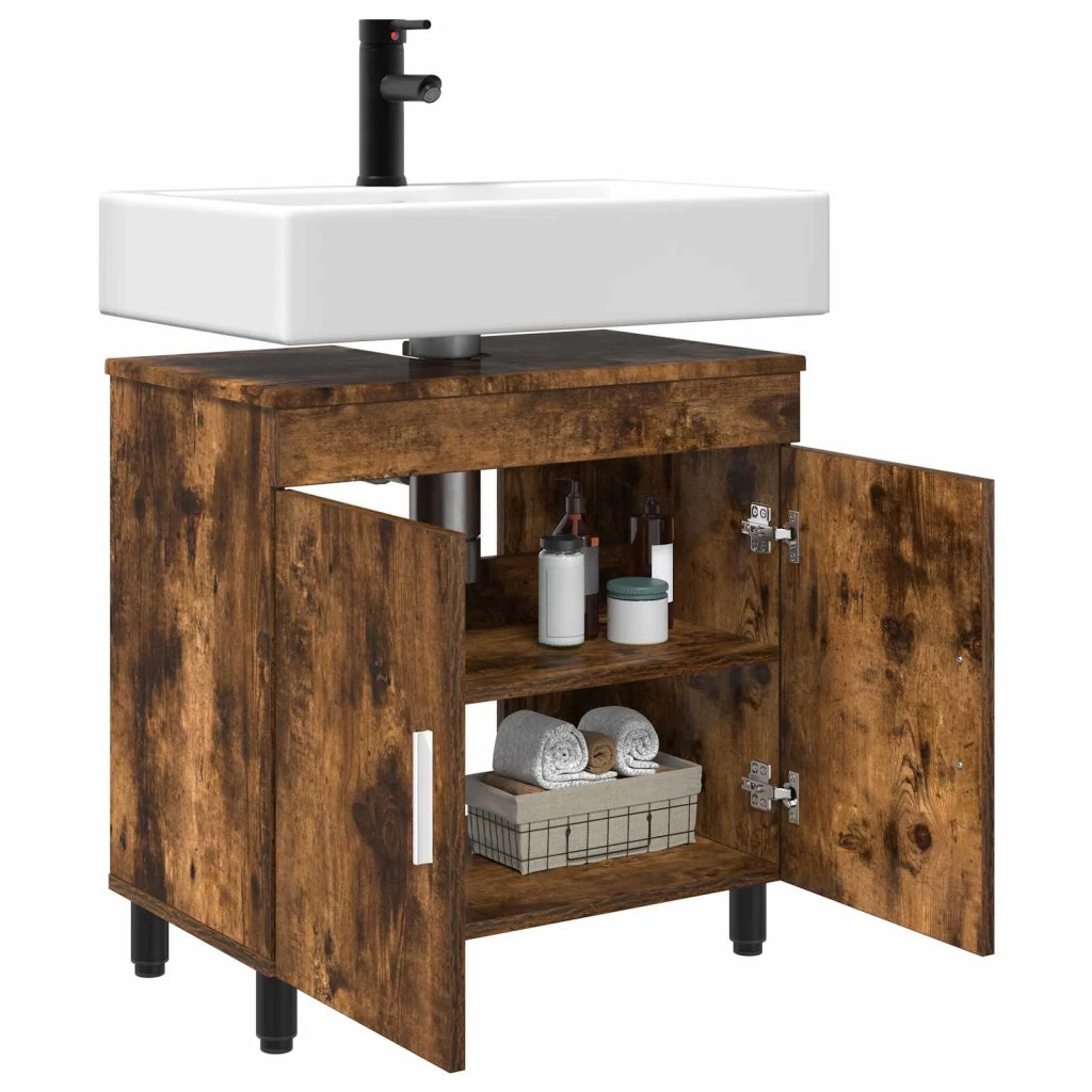 Mobiletto da bagno Rovere Fumo 60 x 35 x 60 cm