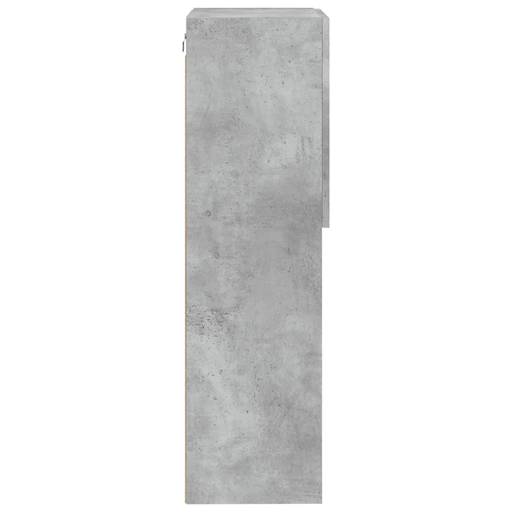 Mobile TV multimediale mensola TV credenza mobile TV per sala da pranzo soggiorno camera da letto con luci LED 40,5 x 30 x 102 cm grigio 02_0026597
