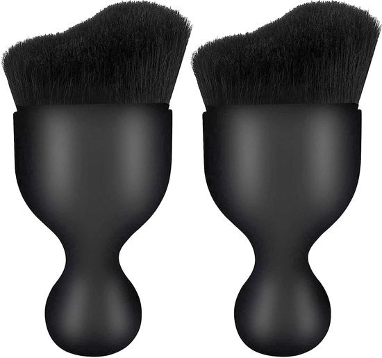Set di 2 borsette per pulizia auto-interiore, morbide borsette per pulizia auto-interiore, morbide setole, morbide setole con setole resistenti alle abrasioni, borsetta per pulizia del cruscotto, apertura di scarico.