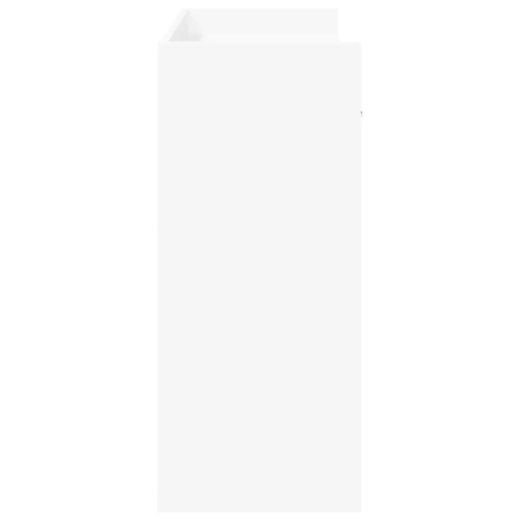 Tavolo consolle Bianco 90 x 35 x 80 cm Legno ingegnerizzato 8011299