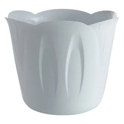 VASO TONDO Ø 15 x h.12 cm - Lt. 1 - bianco  - BAMA
