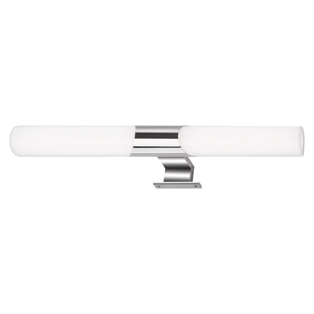 Applique Moderno Klak Metallo Cromo Led 12W Ip44