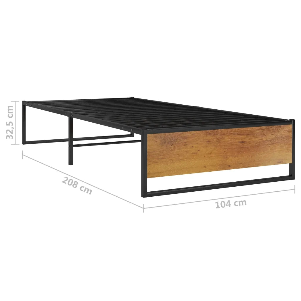 Giroletto Nero in Metallo 100x200 cm 324814