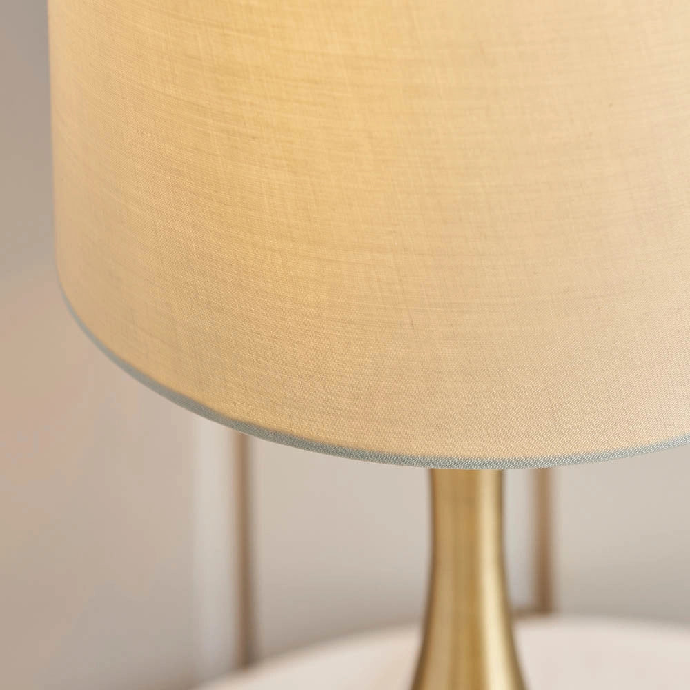 Lampada da tavolo touch dimmer ottone E14 Endon Piccadilly