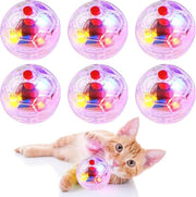 Palline luminose per caccia ai fantasmi - 6 pezzi, palline luminose per gatti per animali domestici