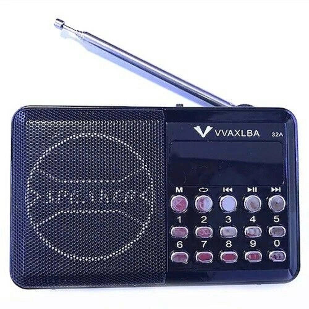 Trade Shop - Radio Fm 32a Lettore Musicale Player Portatile Microsd Mmc Usb Aux -
